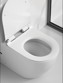 645x370x815mm Rimless Whirlpool FlushToilet Suite Back To Wall Two Piece Toilets Suite - NZHomeware