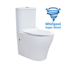 665x360x840mm Whirlpool Silent High End Back To Wall Ceramic Toilet Suite - NZHomeware