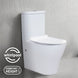 665x360x840mm Whirlpool Silent High End Back To Wall Ceramic Toilet Suite - NZHomeware