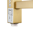 674Hx620Wx120D Brushed Yellow Gold Electric Heated Towel Rack 6 Bars - NZHomeware