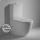 690x370x830mm Ceramic White Box Rimless & Tornado Back To Wall Toilets Suite Two Piece Toilets - NZHomeware