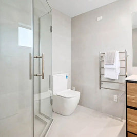 690x370x830mm Ceramic White Box Rimless & Tornado Back To Wall Toilets Suite Two Piece Toilets - NZHomeware