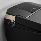 690x395x490mm One Piece Intelligent Electric Smart Toilet Automatic Instant Heating Matt Black - NZHomeware