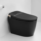 690x395x490mm One Piece Intelligent Electric Smart Toilet Automatic Instant Heating Matt Black - NZHomeware