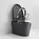 690x395x490mm One Piece Intelligent Electric Smart Toilet Automatic Instant Heating Matt Grey - NZHomeware