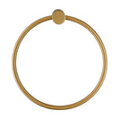 Lattice Edition Knurled Brushed Yellow Gold Hand Towel Ring Towel Rail Stainless Steel 304
