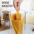 6PCs Airtight Glass Preserving Jars Lids Food Tea Coffee Bean Storage Containers - NZHomeware