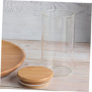 6PCs Airtight Glass Preserving Jars Lids Food Tea Coffee Bean Storage Containers - NZHomeware