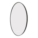 700mm Backlit Gunmetal Grey Frame Round LED Mirror with Motion Sensor Auto On - NZHomeware