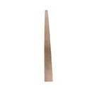 700mm Round Bathroom Vanity Decor MDF Frame Wall Mirror 2 Bracket Storage Shelf Half Moon Border - NZHomeware