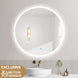 700mm Round LED Wall Mirror with Motion Sensor Auto On Dimister Touch Switch 3 Colours Lighting on 20mm Rim - NZHomeware