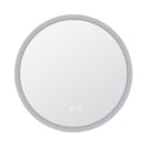 700mm Round LED Wall Mirror with Motion Sensor Auto On Dimister Touch Switch 3 Colours Lighting on 20mm Rim - NZHomeware