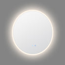 700mm Round LED Wall Mirror with Motion Sensor Auto On Dimister Touch Switch 3 Colours Lighting on 20mm Rim - NZHomeware