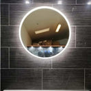 700mm Round LED Wall Mirror with Motion Sensor Dimister Touch Switch 3 Colours Lighting on 20mm Rim - NZHomeware
