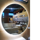 700x700mm Round LED Mirror with Motion Sensor Auto On Demister Backlit Touch Switch 3 Colours Lighting Frameless - NZHomeware