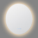 700x700mm Round LED Mirror with Motion Sensor Auto On Demister Backlit Touch Switch 3 Colours Lighting Frameless - NZHomeware