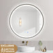 700x700x40mm Round Bathroom LED Mirror with Motion Sensor Auto On Demister Touch Sensor Switch Wall Mounted - NZHomeware