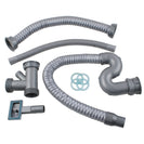 710x450x205mm Dark Grey Stainless Steel Handmade Double Bowls Top/Undermounted Kitchen Sinks With Overflow - NZHomeware