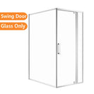 750*900*1900mm Swing Shower Glass Door and Return Only - NZHomeware