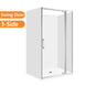 750*900*750mm 1900mm Height 3 - Side Swing Door Rectangle Shower Box - NZHomeware