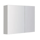 750x150x750mm Plywood 2 - Door White Mirror Cabinet - NZHomeware