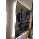 750x600mm Rectangle LED Mirror with Motion Sensor Demister Backlit Touch Switch 3 Colours Lighting Frameless - NZHomeware