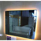 750x600mm Rectangle LED Mirror with Motion Sensor Demister Backlit Touch Switch 3 Colours Lighting Frameless - NZHomeware