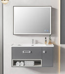750x600x40mm Rectangle LED Mirror with Motion Sensor Auto On Demister Touch Sensor Switch Wall Mounted Horizontal or Vertically - NZHomeware