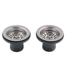 770x450x200mm 1.2mm Handmade Double Bowls Top/Undermounted Kitchen Sinks With Overflow Corrosion Resistant Oilproof Easy To Clean Scratch Resistant - NZHomeware