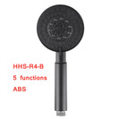 8 inch 200mm Round Black Twin Shower Set Top/Bottom Water Inlet - NZHomeware