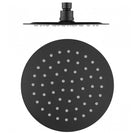 8 inch Round Bottom Water Inlet Black Twin Shower Set With Mixer - NZHomeware