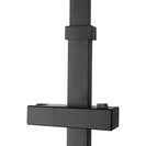 8 inch Round Bottom Water Inlet Black Twin Shower Set With Mixer - NZHomeware