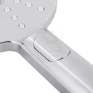 8 inch Round Chrome Bottom Water Inlet Twin Shower Set With Mixer - NZHomeware