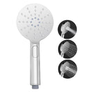 8 inch Round Chrome Bottom Water Inlet Twin Shower Set With Mixer - NZHomeware