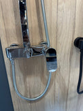 8 inch Round Chrome Bottom Water Inlet Twin Shower Set With Mixer - NZHomeware