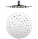 8 inch Round Chrome Bottom Water Inlet Twin Shower Set With Mixer - NZHomeware