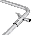 8 inch Round Chrome Twin Shower Set Bottom Inlet - NZHomeware