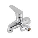 8 inch Round Chrome Twin Shower Set Bottom Inlet - NZHomeware
