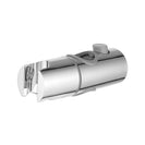 8 inch Round Chrome Twin Shower Set Selectable Top/Bottom Water Inlet with Push Button Diverter - NZHomeware