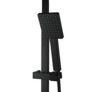 8 inch Square Black Twin Shower Set Top/Bottom Inlet - NZHomeware