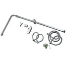 8 inch Square Chrome Twin Shower Set Top/Bottom Inlet - NZHomeware
