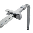 8 inch Square Chrome Twin Shower Set Top/Bottom Inlet - NZHomeware