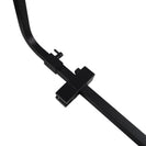 8 inch Square Matte Black Twin Shower Set with Thermostatic Mixer Bottom Water Inlet Adjustable Rail - NZHomeware