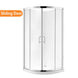 800*800*1900mm 2 - Panel Sliding Door Round Shower Box - NZHomeware