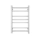 800Hx400Wx120D mm Square Chrome Electric Heated Towel Rail 7 Bars - NZHomeware
