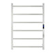 800Hx600Wx110D Square Chrome Electric Heated Towel Rack With Timer 6 Bars - NZHomeware