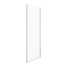860*1950mm Chrome Walk In Frameless Shower Glass With 2 Channels - NZHomeware