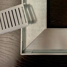 90° Lauxes Midnight Black Pair Shower Grate Joiners 22/26mm - NZHomeware