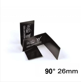 90° Lauxes Midnight Black Pair Shower Grate Joiners 22/26mm - NZHomeware