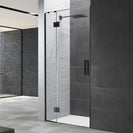 900*1950mm Black Frameless Shower Door Only - NZHomeware